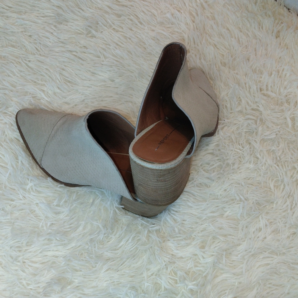 Report “Tosh” Snakeskin Embossed Mule Size 9.5 - Picture 8 of 10
